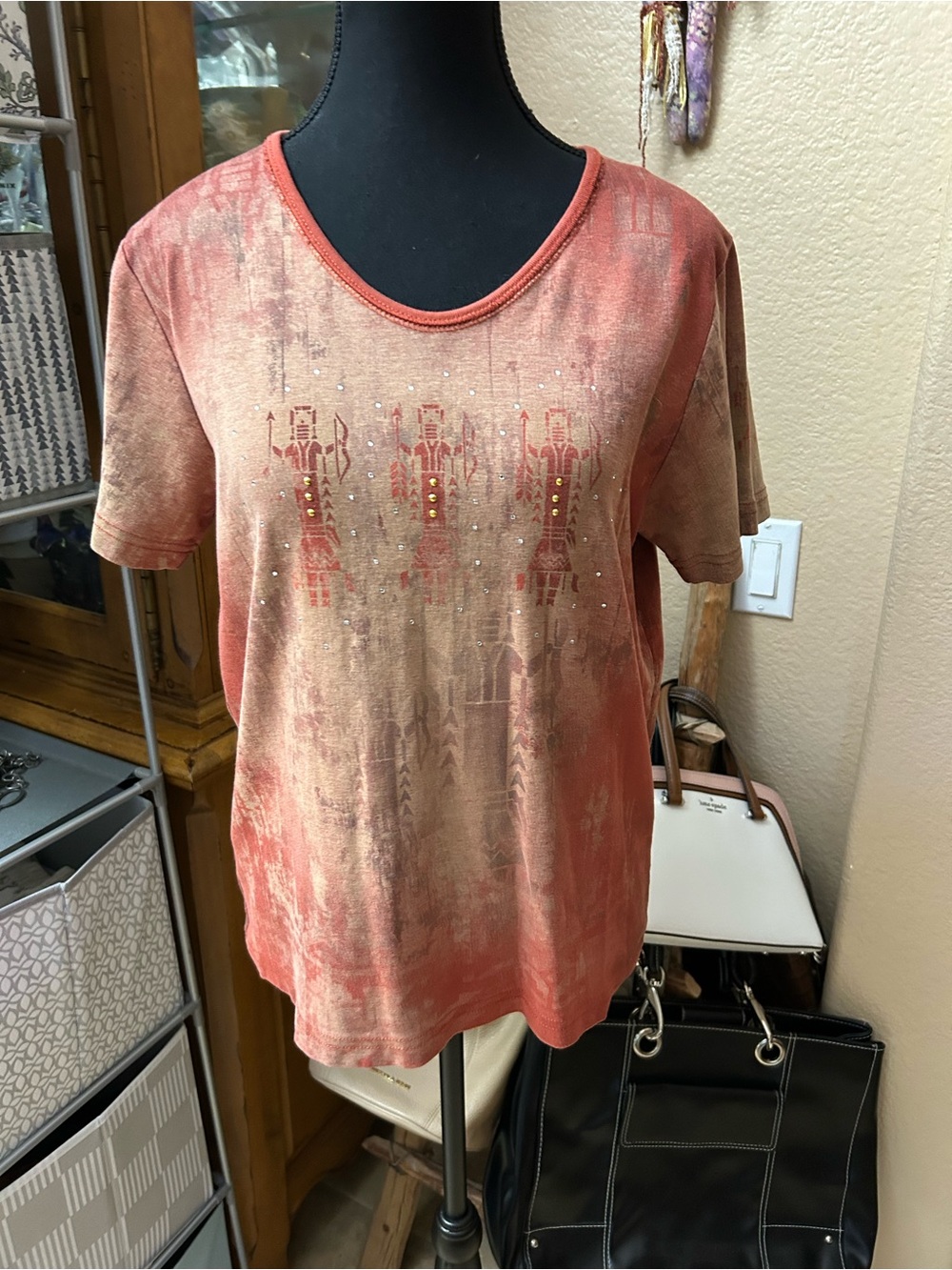 Cactus Rust Coral Short-Sleeve Graphic Tee